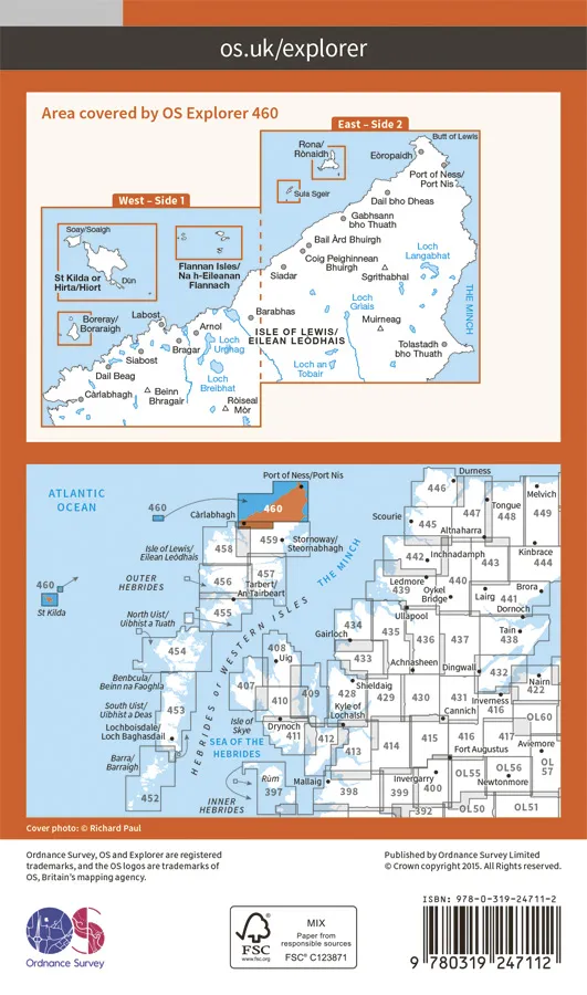 OS Explorer - 460 - North Lewis - Image 2