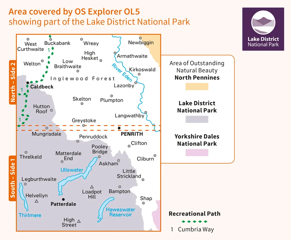 OS Explorer Leisure - OL5 - The English Lakes - North Eastern - Image 2