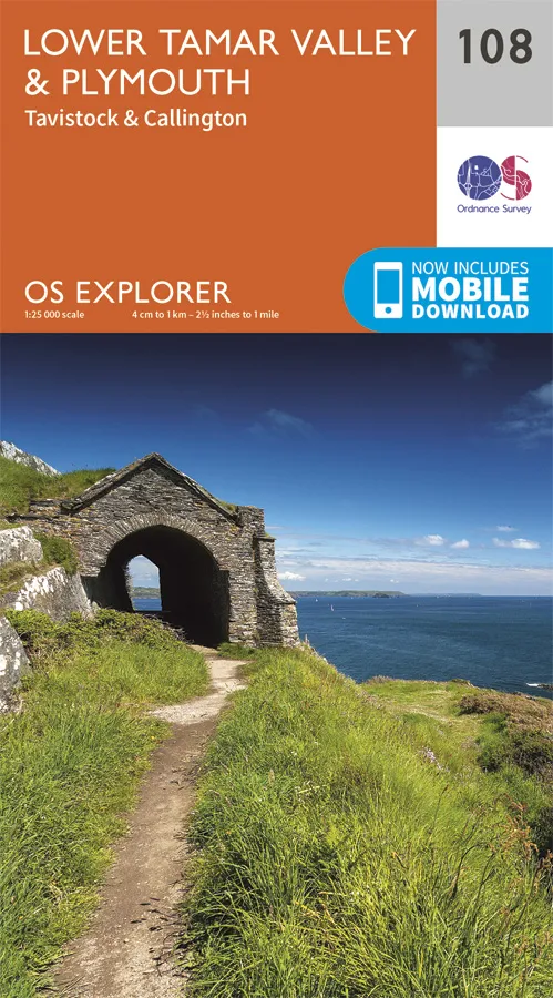 OS Explorer - 108 - Lower Tamar Valley & Plymouth