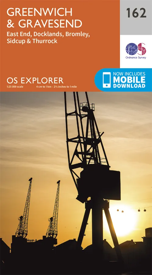 OS Explorer - 162 - Greenwich & Gravesend