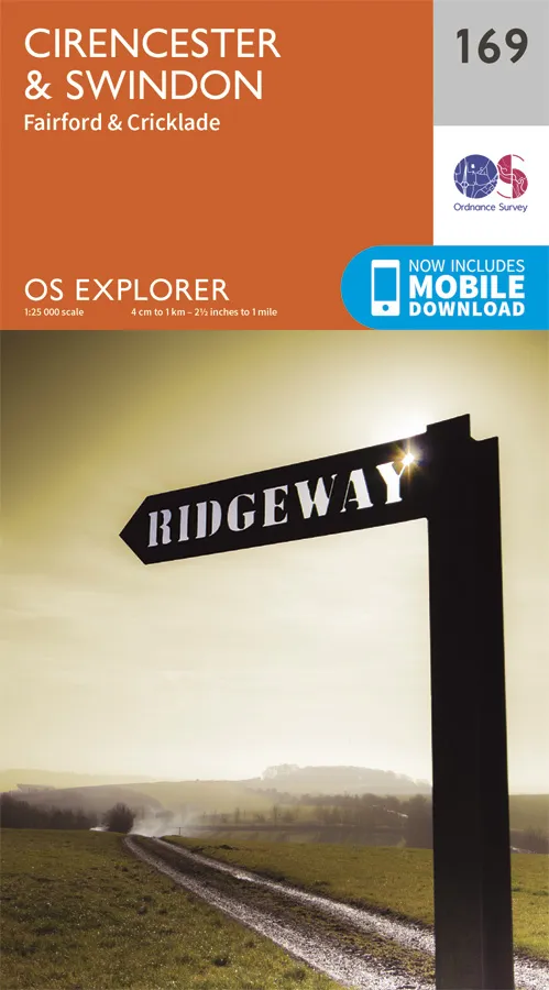 OS Explorer - 169 - Cirencester & Swindon