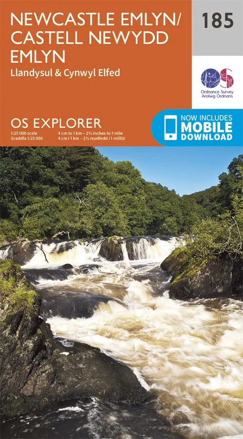 OS Explorer - 185 - Newcastle Emlyn