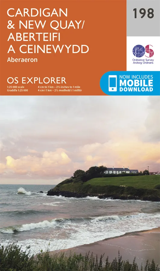 OS Explorer - 198 - Cardigan & New Quay