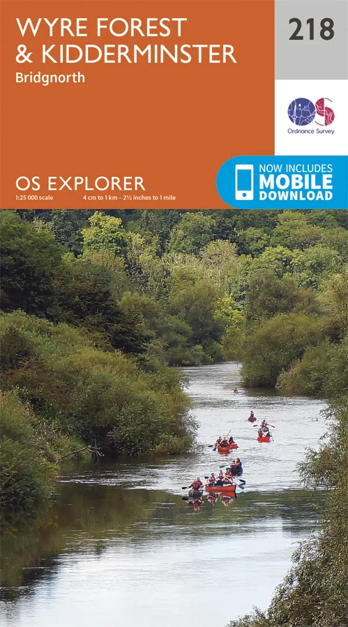 OS Explorer - 218 - Kidderminster & Wyre Forest