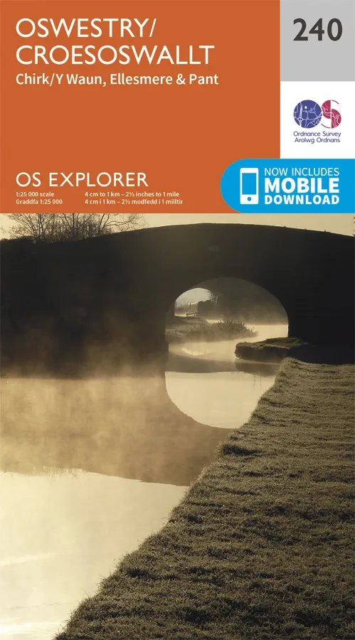 OS Explorer - 240 - Oswestry/Croesoswallt
