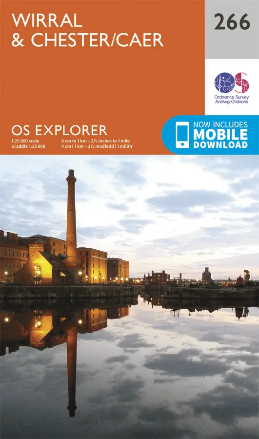 OS Explorer - 266 - Wirral & Chester/Caer