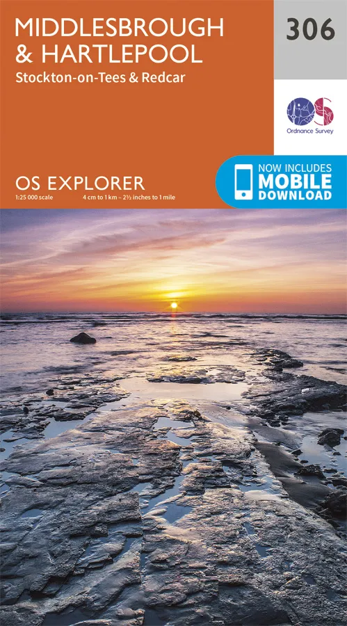 OS Explorer - 306 - Middlesbrough & Hartlepool