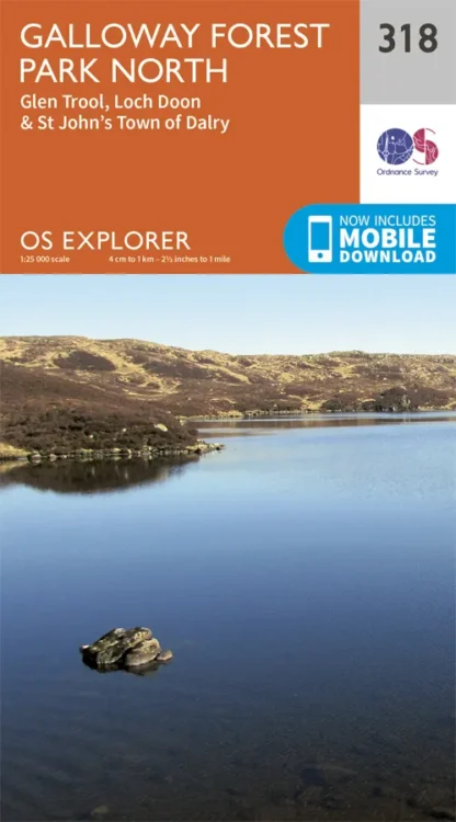 OS Explorer - 318 - Galloway Forest Park North