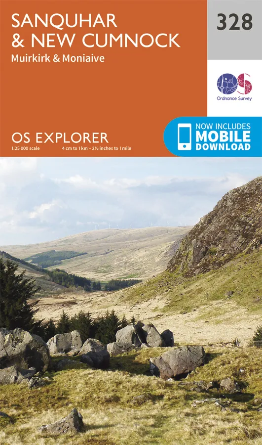 OS Explorer - 328 - Sanquhar & New Cumnock
