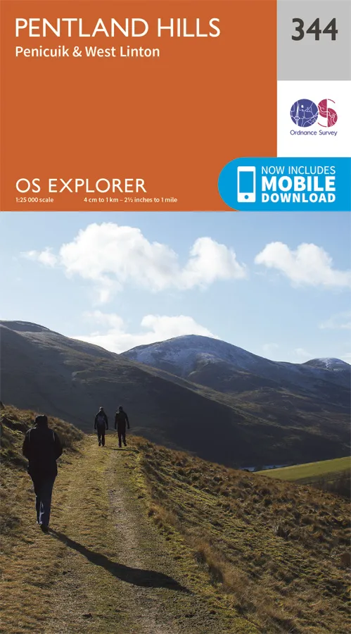 OS Explorer - 344 - Pentland Hills