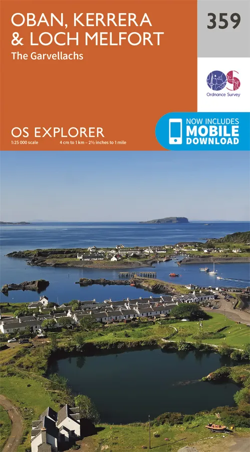 OS Explorer - 359 - Oban, Kerrera & Loch Melfort