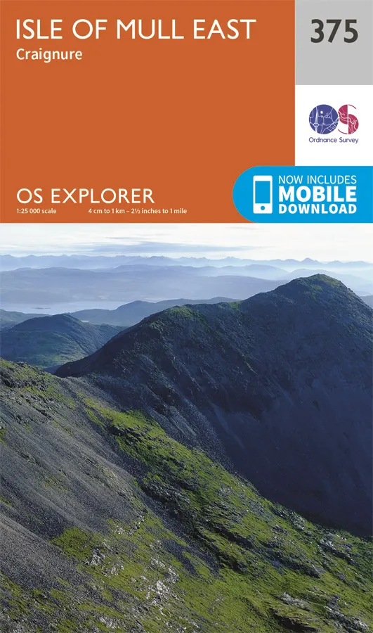 OS Explorer - 375 - Isle of Mull East