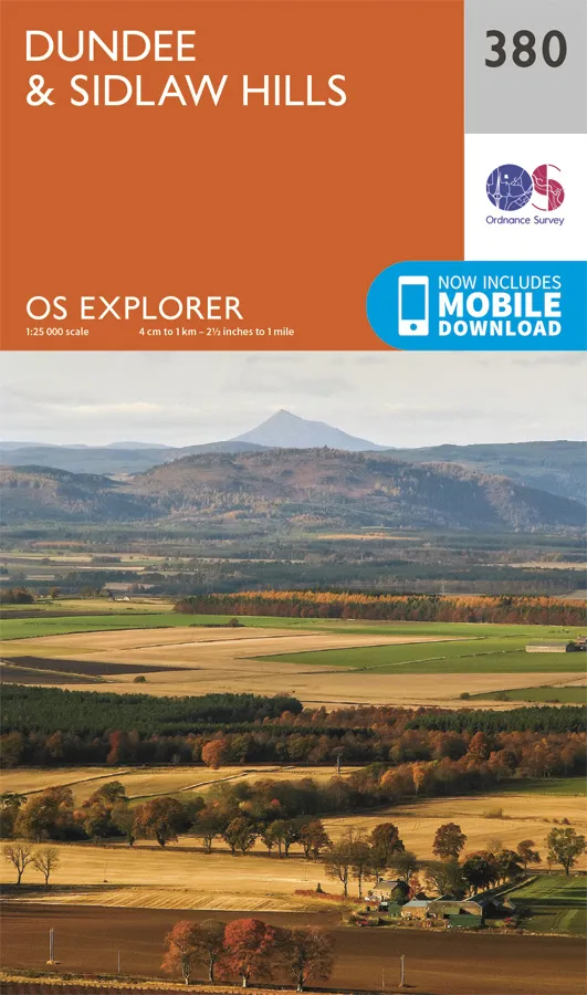 OS Explorer - 380 - Dundee & Sidlaw Hills