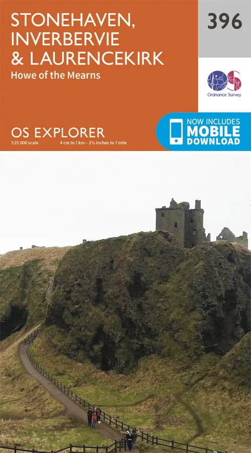 OS Explorer - 396 - Stonehaven, Inverbervie & Laurencekirk