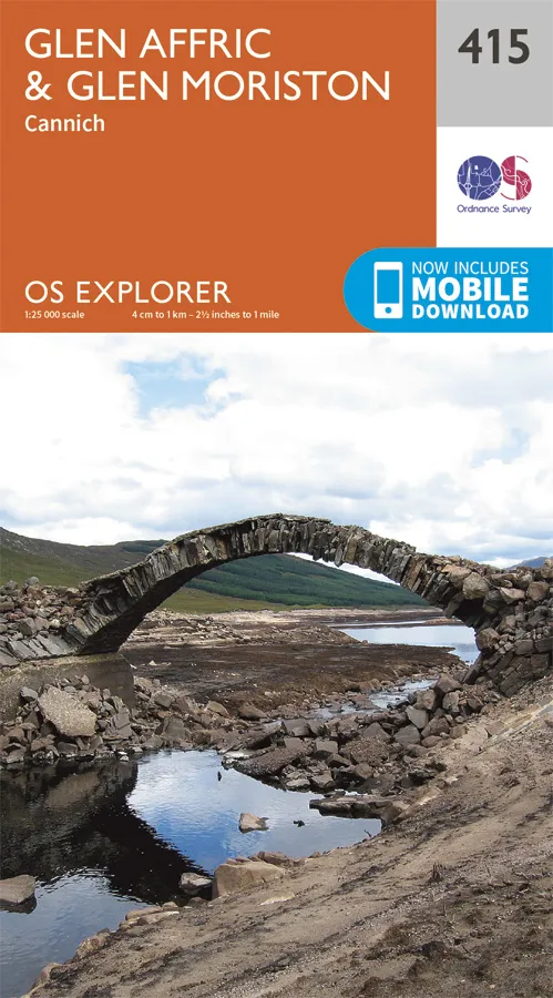 OS Explorer - 415 - Glen Affric & Glen Moriston