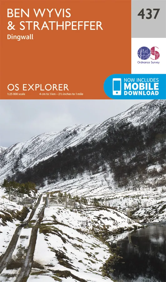OS Explorer - 437 - Ben Wyvis & Strathpeffer
