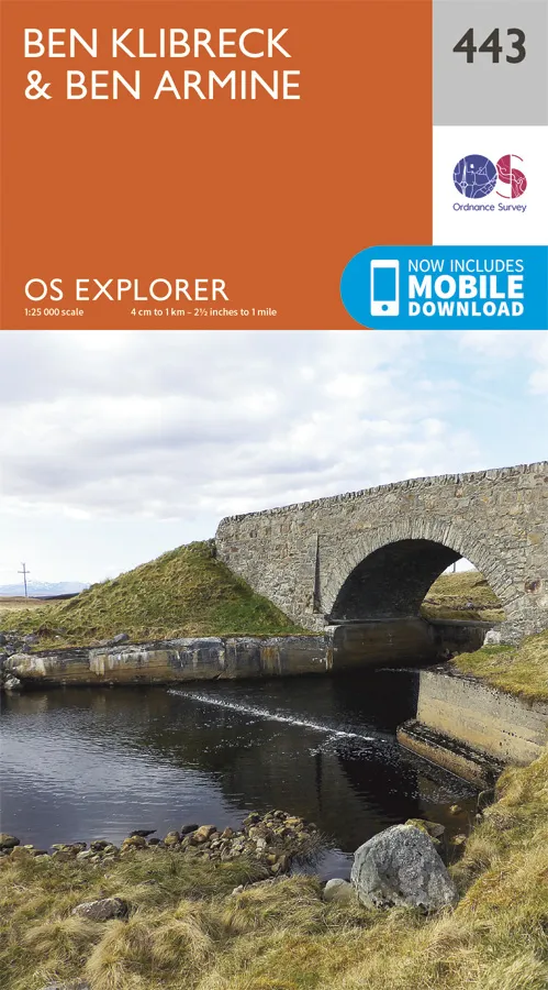 OS Explorer - 443 - Ben Klibreck & Ben Armine