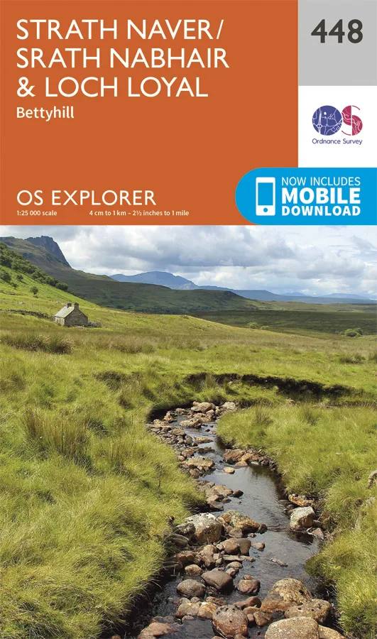 OS Explorer - 448 - Strath Naver/Srath Nabhair & & Loch Loyal