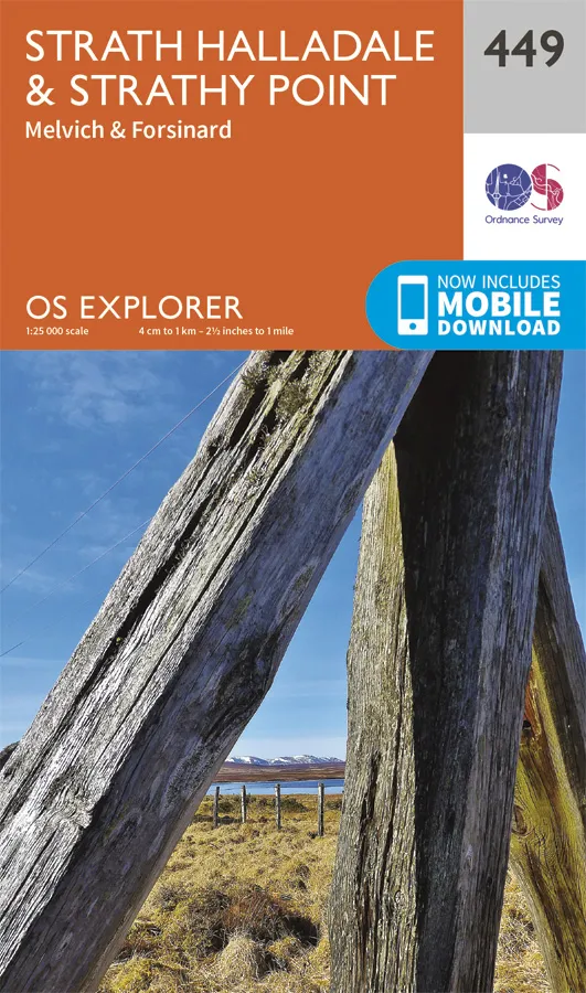 OS Explorer - 449 - Strath Halladale & Strathy Point