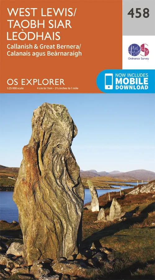 OS Explorer - 458 - West Lewis/Taobh Siar Leòdhais