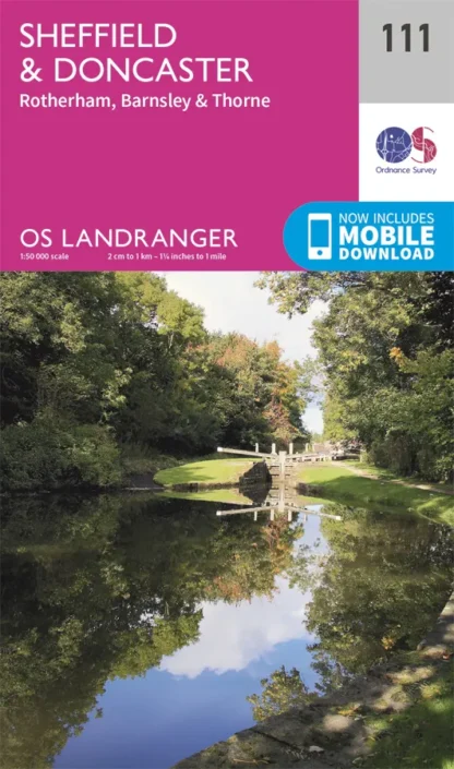 OS Landranger - 111 - Sheffield & Doncaster, Rotherham, Barnsley