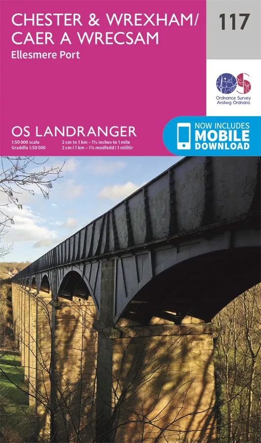 OS Landranger - 117 - Chester & Wrexham, Ellesmere Port