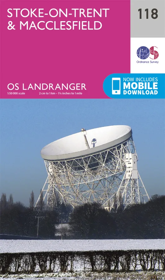 OS Landranger - 118 - Stoke-on-Trent & Macclesfield