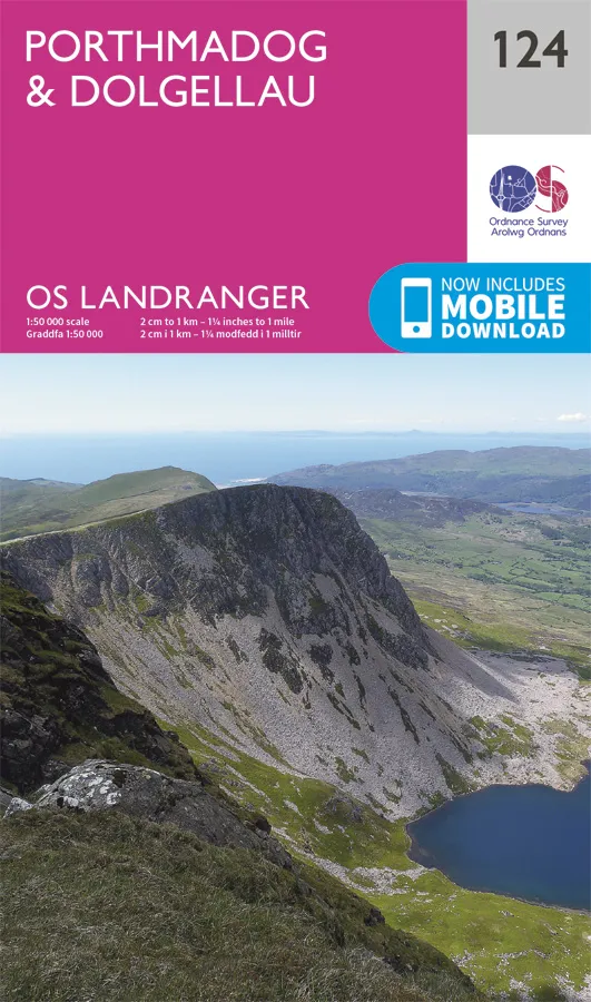 OS Landranger - 124 - Porthmadog & Dolgellau