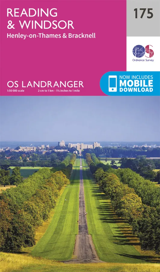 OS Landranger - 175 - Reading, Windsor, Henley-on-Thames