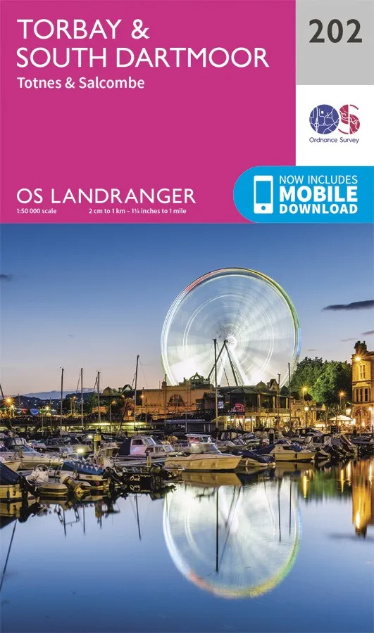 OS Landranger - 202 - Torbay & South Dartmoor, Totnes & Salcombe
