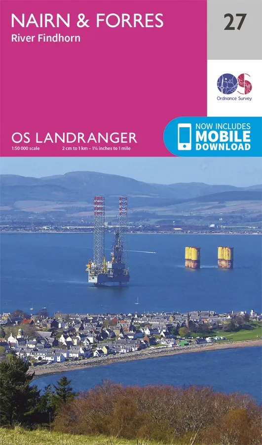 OS Landranger - 27 - Nairn & Forres, River Findhorn