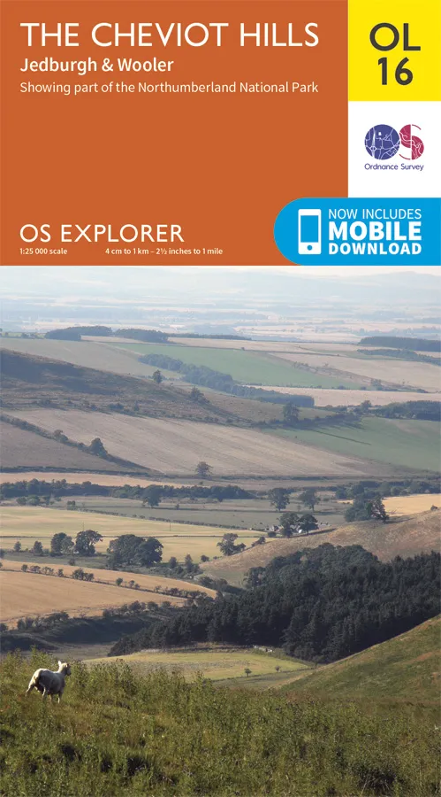 OS Explorer Leisure - OL16 - The Cheviot Hills