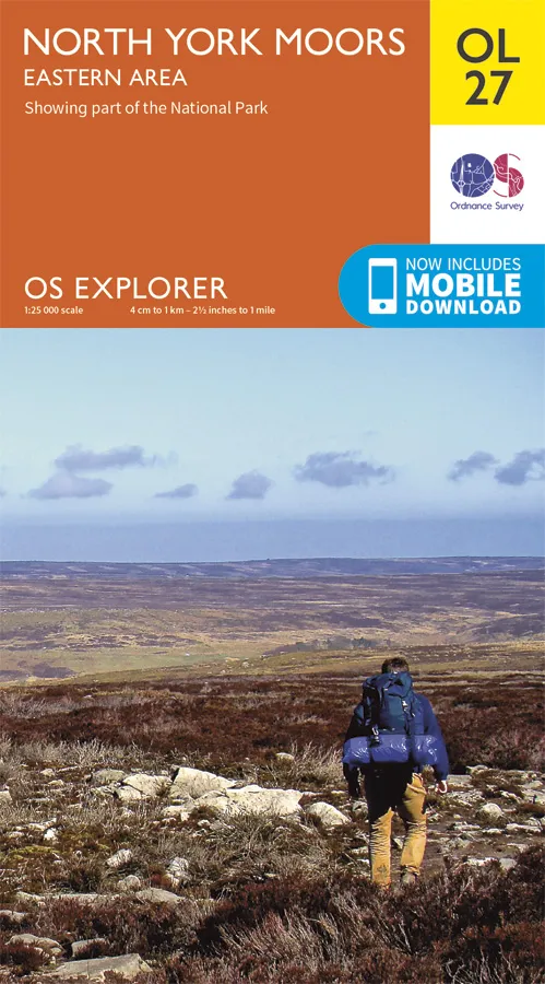 OS Explorer Leisure - OL27 - North York Moors - Eastern area