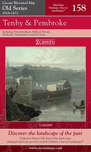Cassini Old Series - Tenby & Pembroke (1818-1831) - Image 2
