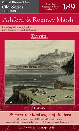 Cassini Old Series - Ashford & Romney Marsh (1813-1819)