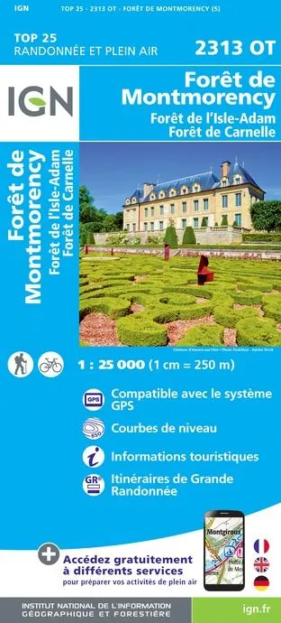 IGN Top 25 - Forêts de Montmorency l'Isle-Adam et Carnelle - Image 2
