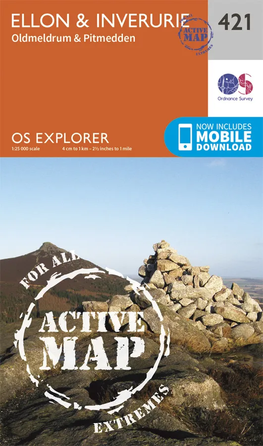OS Explorer Active - 421 - Ellon & Inverurie