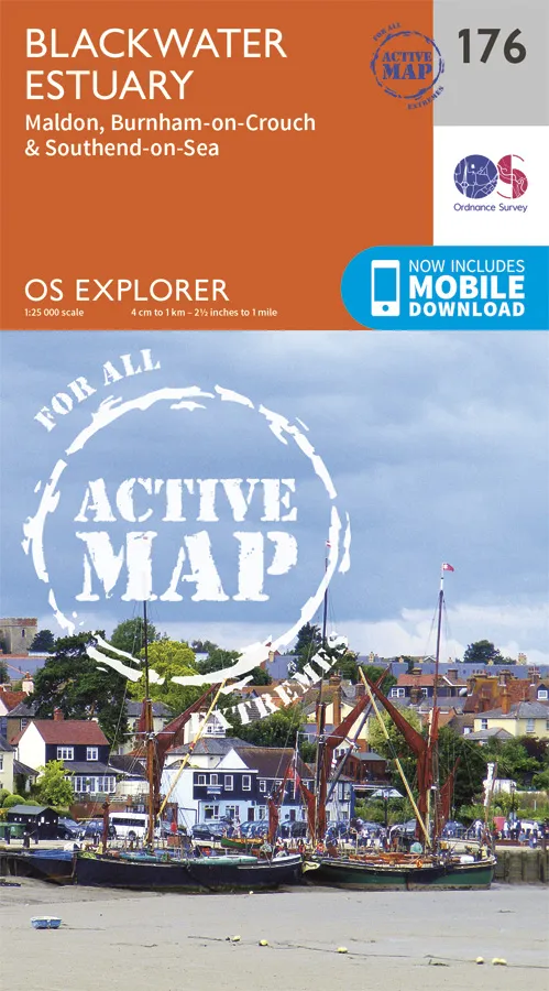 OS Explorer Active - 176 - Blackwater Estuary
