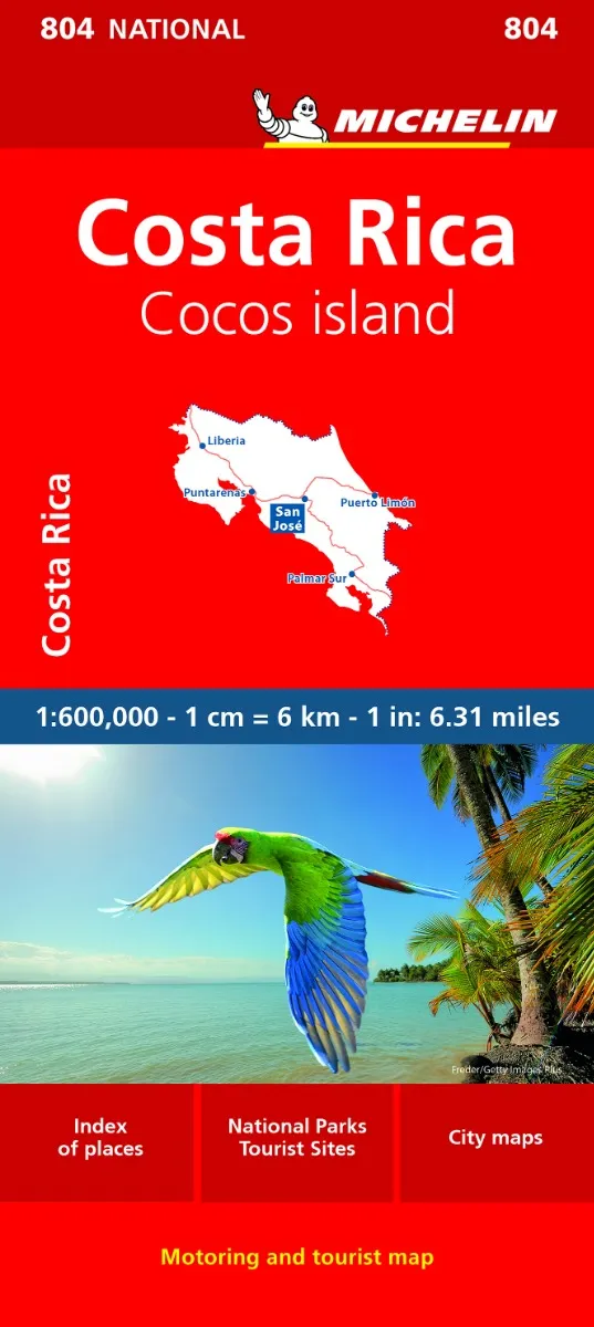 Michelin National Map - 804 - Costa Rica