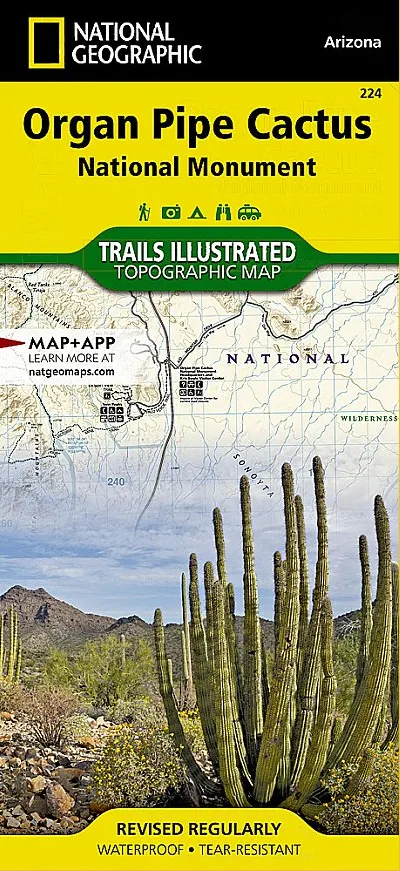 National Geographic - Trails Illustrated Maps - Organ Pipe Cactus