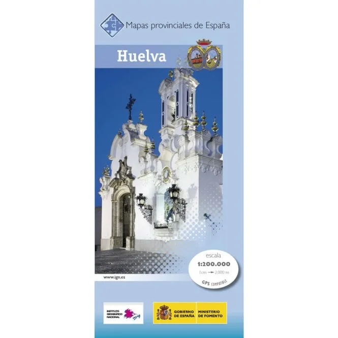 CNIG Spanish Provincial Road Maps (1:200k) - Huelva