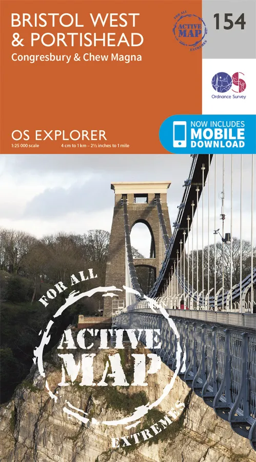 OS Explorer Active - 154 - Bristol West & Portishead