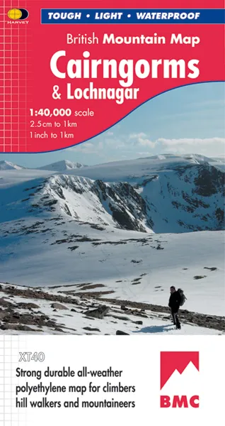 Harvey British Mountain Map - BMC - Cairngorms & Lochnagar
