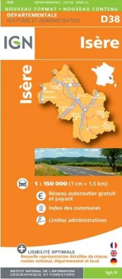 IGN Departmental - Isere - D38