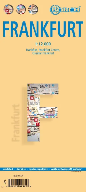 Borch City Map - Frankfurt