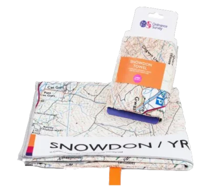 Ordnance Survey - Microfibre Towel Large - Snowdon