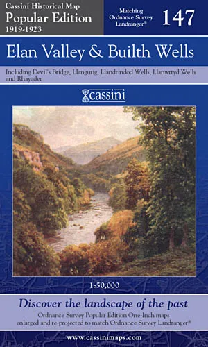 Cassini Popular Edition - Elan Valley & Builth Wells (1919-1923) - Image 2