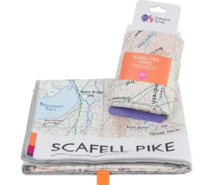 Ordnance Survey - Microfibre Towel Large - Scafell