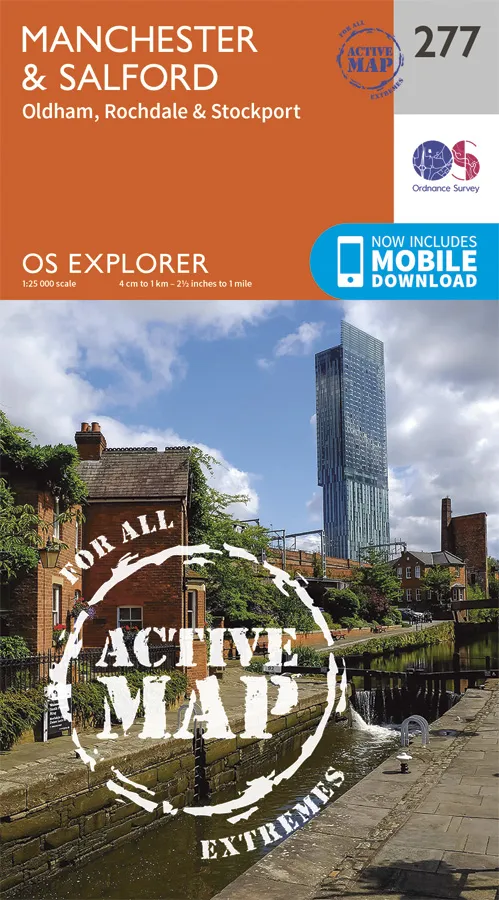 OS Explorer Active - 277 - Manchester & Salford