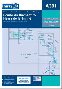 Imray A Chart - Martinique - South & East Coasts (A301)
